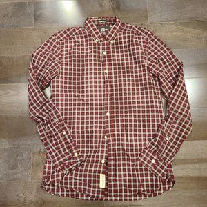HM Red Long Sleeve Shirt Mens